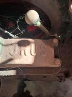 Irus tweewiel tractor met frees ongeveer 70 cm breed, Ophalen, Oldtimer