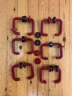 Hewi rode vintage deurklinken, Doe-het-zelf en Bouw, Overige materialen, Gebruikt, Klink of Kruk, Ophalen