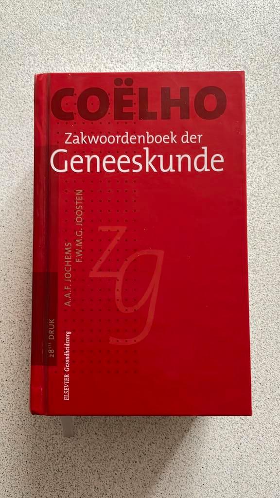 Coelho - Zakwoordenboek der Geneeskunde, Boeken, Wetenschap, Ophalen of Verzenden