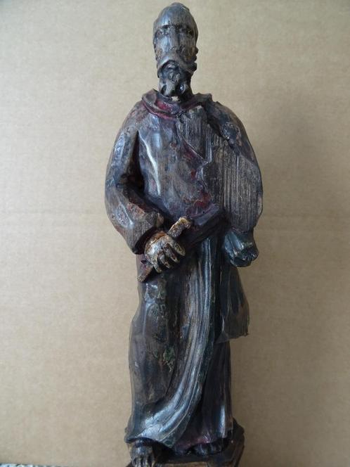 18e Eeuw antiek beeld Heilige Petrus 33cm beeld Petrus 1750, Antiek en Kunst, Antiek | Religieuze voorwerpen, Ophalen of Verzenden