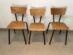 Trois chaises d'école maternelle - rétro vintage, Antiquités & Art, Enlèvement