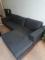 Stoffen hoeksalon grijs, Huis en Inrichting, Ophalen, Gebruikt, Stof