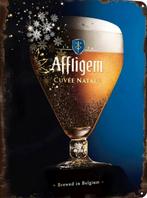 Metalen reclamebord Affligem bier 2 - retro vintage mancave, Verzamelen, Ophalen of Verzenden, Nieuw, Reclamebord, Plaat of Schild