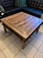 Indische salontafel, 50 tot 100 cm, Vierkant, 50 tot 100 cm, Zo goed als nieuw