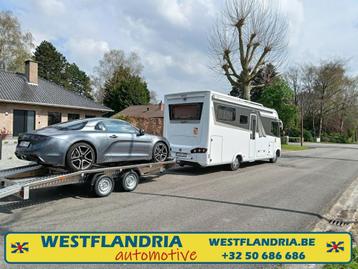 Remorque de voiture légère en aluminium pour camping-car