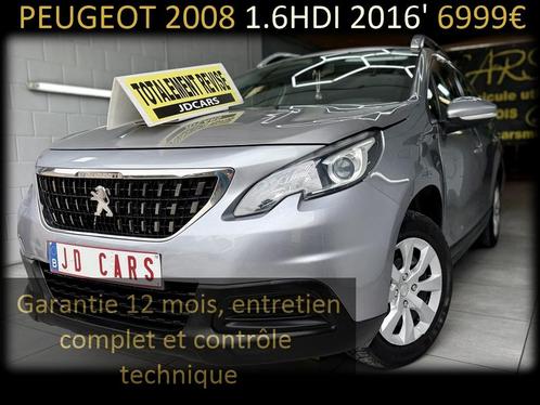 PEUGEOT 2008 1.6HDI 100 ‼️GARANTIE 1 AN CTOK‼️, Auto's, Peugeot, Bedrijf, Te koop, ABS, Airbags, Airconditioning, Alarm, Bluetooth