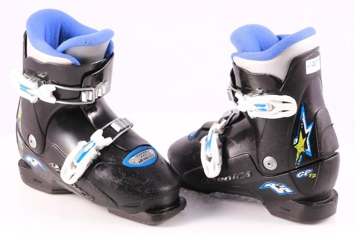 31 32 EU kinder skischoenen NORDICA GP T2, black/white/blue, Sport en Fitness, Skiën en Langlaufen, Gebruikt, Schoenen, Ski, Nordica