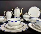 Antique Moritz Zdekauer  porcelaine îvoire cobalt or, Ophalen