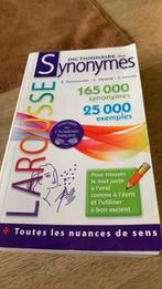 Dictionnaire des synonymes Larousse, Boeken, Woordenboeken, Ophalen, Gelezen, Frans