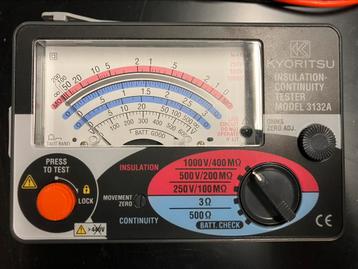 Isolatiemeter 250V/500V/1000V, Enlèvement, Comme neuf