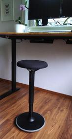 Fully ergonomische zit-sta stool "Luna", nieuwstaat, Maison & Meubles, Chaises de bureau, Comme neuf, Noir, Tabouret de bureau