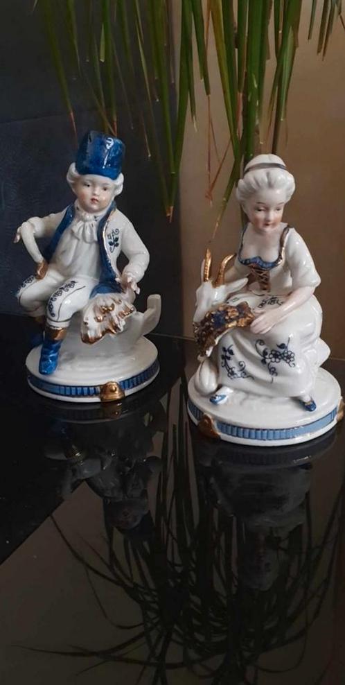 Geërfd.Set van Mooi beelden., Antiek en Kunst, Curiosa en Brocante, Verzenden