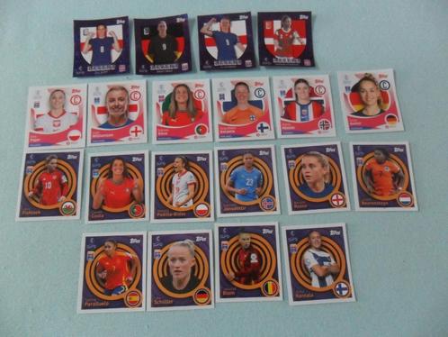 Topps Euro 2025 stickers voor dames met legende, kapitein, h, Verzamelen, Sportartikelen en Voetbal, Nieuw, Poster, Plaatje of Sticker