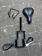 Fietsstoeltje zadel op stang damesfiets, Fietsen en Brommers, Fietsaccessoires | Fietsstoeltjes, Ophalen, Zo goed als nieuw, Voorzitje