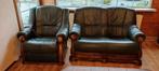 Gratis!!!! Zware lederen zetels met gebruikssporen, Huis en Inrichting, Ophalen, Zo goed als nieuw