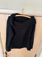 Zeer warme trui met brede rolkraag, Zwart, Maat 46/48 (XL) of groter, Gedragen, In Mouve