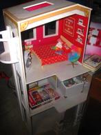 Rainbow High Huis - Houten poppenhuis met dakterras, Enlèvement, Comme neuf, Maison de poupées