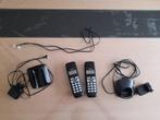 Vaste telefoon Gigaset A220 - Duo DECT telefoon - Zwart, Ophalen of Verzenden, Zo goed als nieuw, 2 handsets
