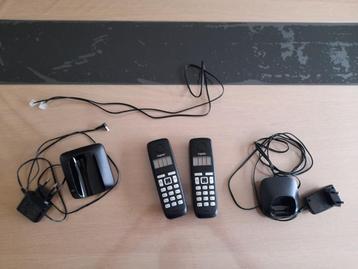 Vaste telefoon Gigaset A220 - Duo DECT telefoon - Zwart beschikbaar voor biedingen