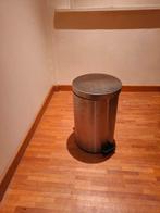 Inox vuilbak 10l, Ophalen, Gebruikt, Inox
