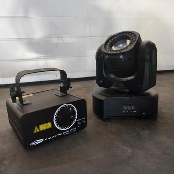 Ayra ero micro Bram fx & showtec Galactic g40 mk2