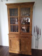 Glaskast, Ophalen, 200 cm of meer, Teakhout, 50 tot 100 cm