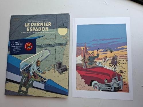 EDITION BIBLIOPHILE LE DERNIER ESPADON JAQUETTE + EX-LIBRIS, Boeken, Stripverhalen, Zo goed als nieuw, Eén stripboek, Ophalen of Verzenden