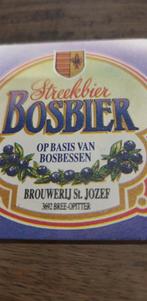 Bierviltje Brouwerij St. Jozef Bree Bosbier, Ophalen of Verzenden, Zo goed als nieuw, Viltje(s), Overige merken