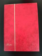 album de timbres rembourré rouge - 32 pages noires, Timbres & Monnaies, Timbres | Accessoires, Enlèvement ou Envoi, Album de collection