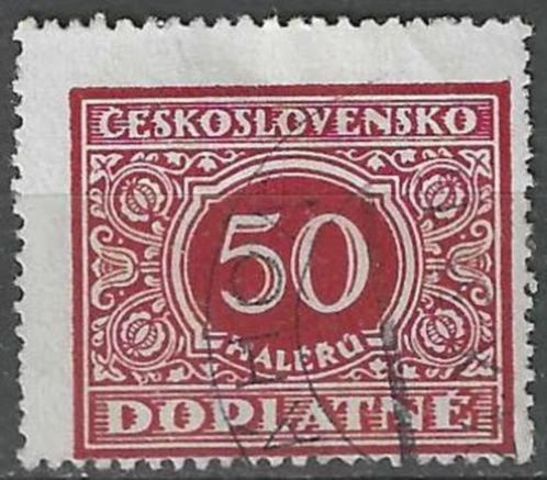Tsjechoslowakije 1928 - Yvert 60TX - Taxzegel 50 h. (ST), Timbres & Monnaies, Timbres | Europe | Autre, Affranchi, Autres pays