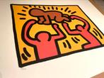 Prachtige unieke Lithografie + certificaat • Keith Haring, Antiek en Kunst, Kunst | Litho's en Zeefdrukken, Ophalen of Verzenden