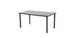 Table de terrasse anthracite 1m45, Enlèvement, Comme neuf, Rectangulaire, Aluminium