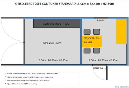 Werfkeet NEW!!!, Doe-het-zelf en Bouw, Bouwketen en Schaftketen, Nieuw, Ophalen