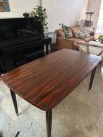 Vintage Houten Tafel, Huis en Inrichting, Tafels | Eettafels, Ophalen, Gebruikt, Vintage, Vijf personen of meer