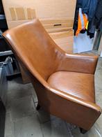 lederen stoel, Huis en Inrichting, Ophalen, Zo goed als nieuw