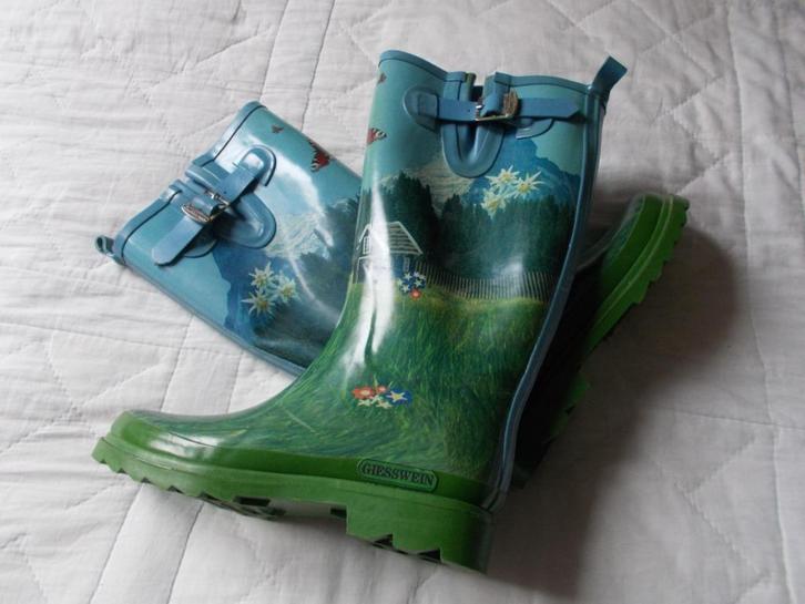 Bottes de pluie imprimées GIERSSWEIN., Kleding | Dames, Schoenen, Nieuw, Regenlaarzen, Overige kleuren, Ophalen