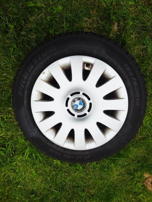 195/65/15 BMW 15” E46 velgen en bandenset, Auto-onderdelen, Banden en Velgen, Banden en Velgen, All Season, 15 inch, 195 mm, Personenwagen