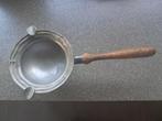 asbak op pootjes met steel,  tin, Antiek en Kunst, Ophalen of Verzenden