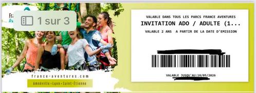 Entrées parc France Aventures, Tickets en Kaartjes, Overige Tickets en Kaartjes, Drie personen of meer