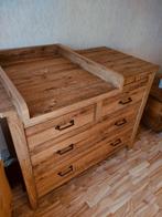 Commode verschoontafel, Kinderen en Baby's, Kinderkamer | Commodes en Kasten, Ophalen, 70 cm of meer, Opstaande rand, 100 cm of meer