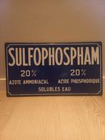 Emaille bord chemie / kunstmest 1937, Ophalen of Verzenden