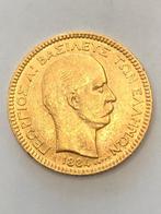 Munt goud Griekenland 20 drachme 1884 George I zeldzaam !!, Postzegels en Munten, Munten | Europa | Niet-Euromunten, Ophalen of Verzenden
