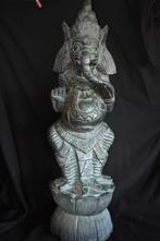 Groot houten Ganesha beeld 1m20, Antiek en Kunst, Ophalen of Verzenden