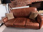 Retro leder zetels, Maison & Meubles, Fauteuils, Enlèvement