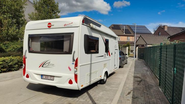 Bürstner Averso Plus 440 TK - Gezinscaravan met veel extra's, Caravans en Kamperen, Caravans, Particulier, Rondzit, Bürstner, Hefbed