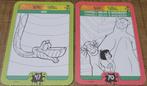 2 verzamelkaarten Disney Colour Magic - Jungle Book, Verzamelen, Ophalen of Verzenden, Leeuwenkoning of Jungle Boek, Zo goed als nieuw