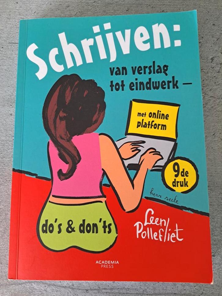 Leen Pollefliet - Schrijven: van verslag tot eindwerk, Boeken, Overige Boeken, Zo goed als nieuw, Ophalen of Verzenden