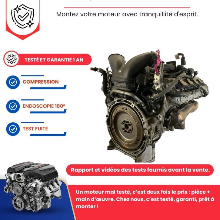 Mercedes cls 63 amg cls63 c219 6.2 v8 complete motor, Auto-onderdelen, Motor en Toebehoren, Mercedes-Benz, Nieuw, Ophalen of Verzenden