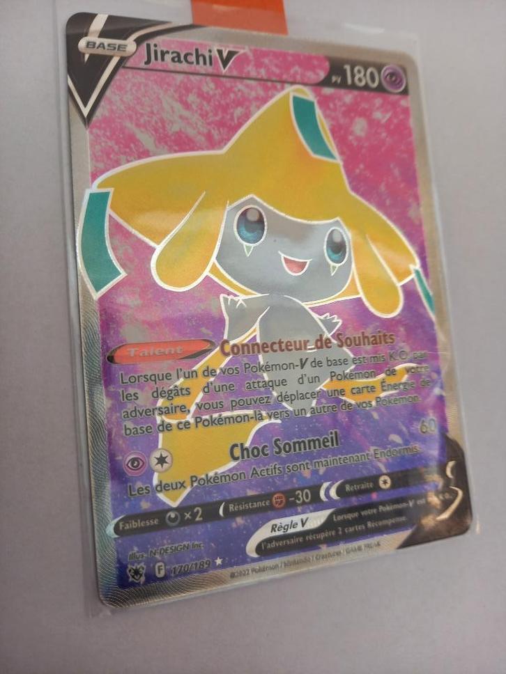 Carte Pokémon Jirachi V  (Fr), Hobby & Loisirs créatifs, Jeux de cartes à collectionner | Pokémon, Neuf, Autres types, Enlèvement ou Envoi