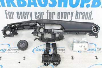 Airbag set - Dashboard zwart Mazda MX-5 (2015-heden) beschikbaar voor biedingen